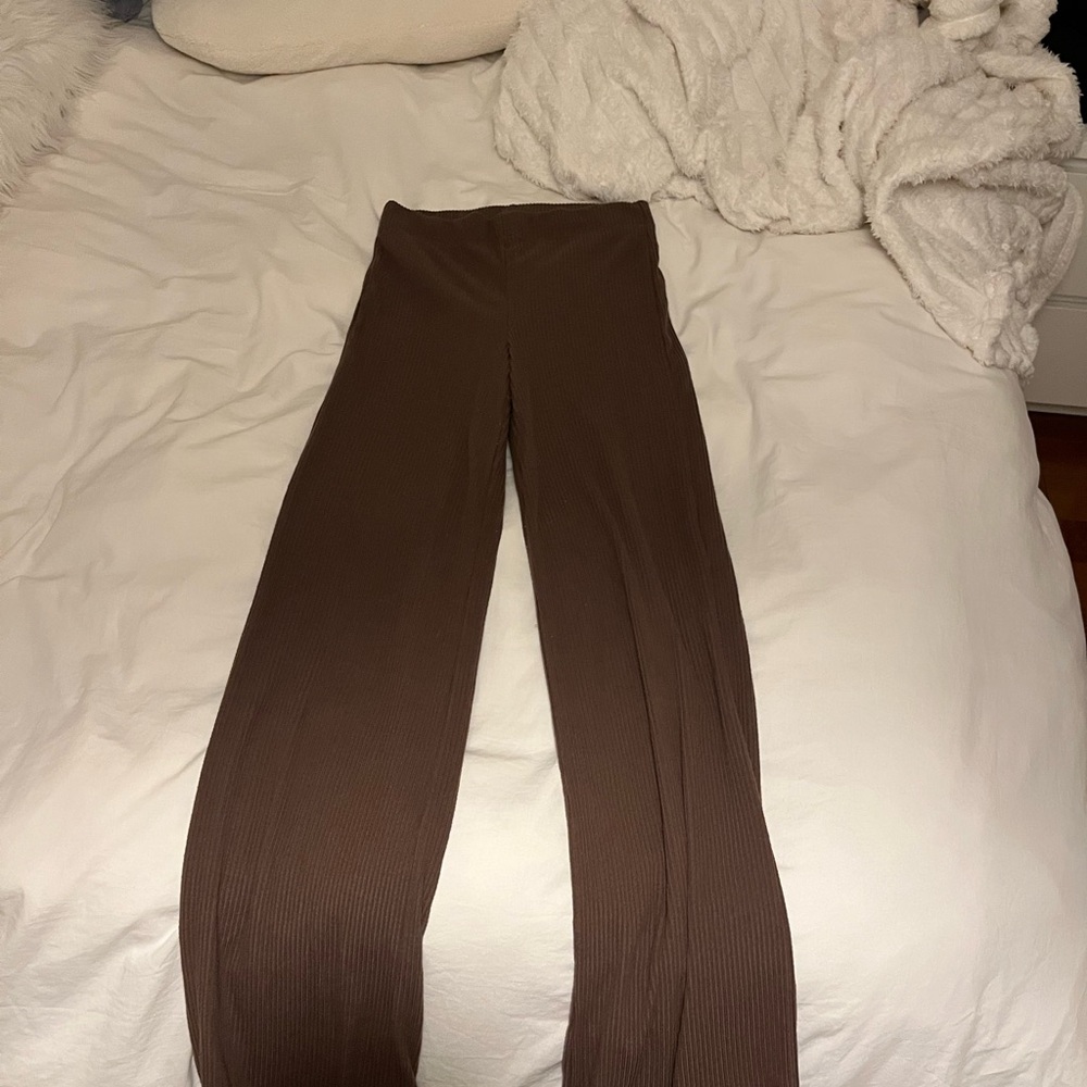 Garage Chocolate Wide Leg Pants